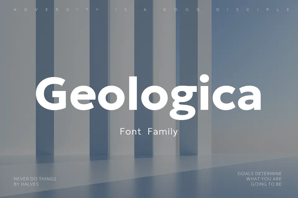 Geologica Font Family font önizleme