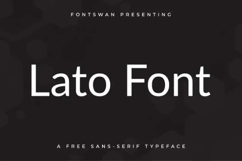 Lato Font Family font önizleme