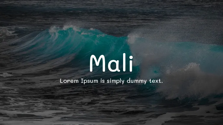 Mali Font Family font önizleme