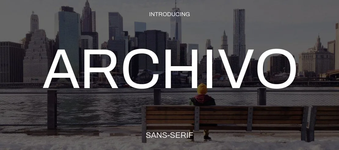 Archivo Font Family font önizleme