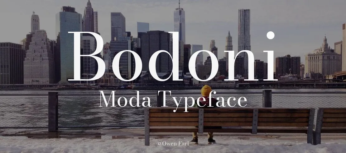 Bodoni Moda Font Family font önizleme