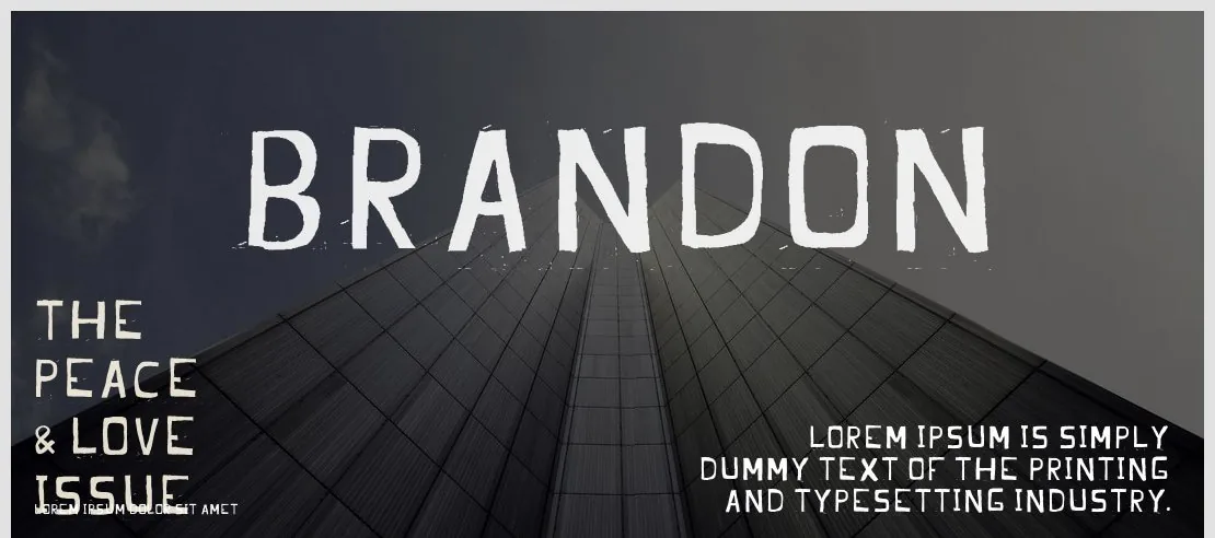 Brandon Font Family font önizleme