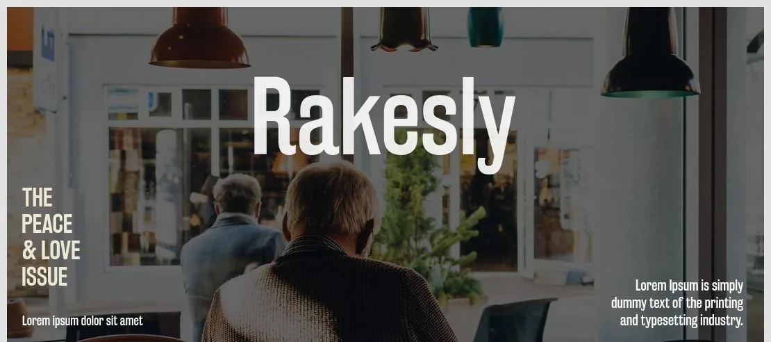 Rakesly Font Family font önizleme