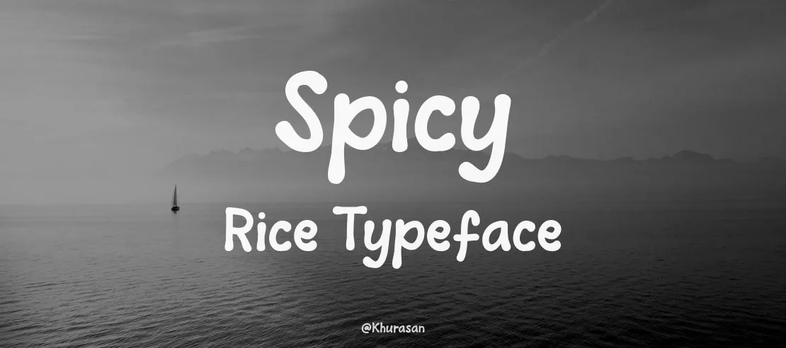 Spicy Rice Font Family font önizleme