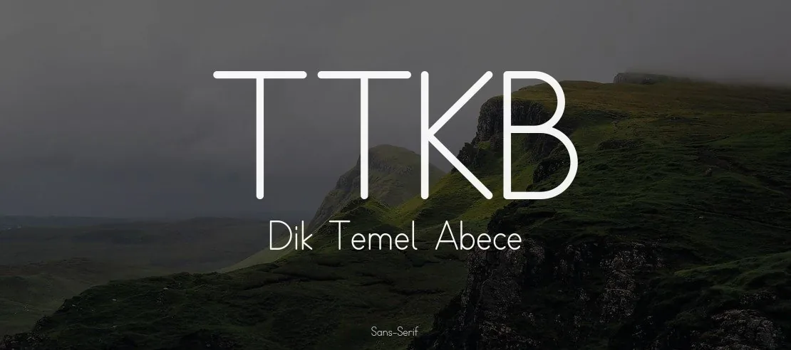 Temel Yazı Font Family font önizleme
