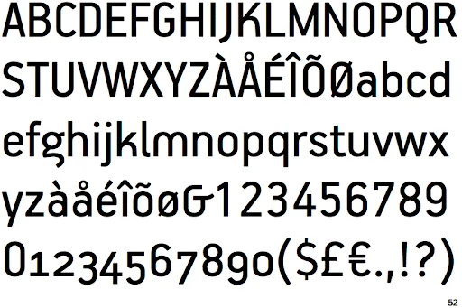 PF Handbook Font Family font önizleme